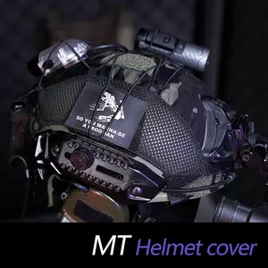 Dmgear Original Mtek1 Helmet Cover, Wargame Tactical Helmet Elastic Rope Protector, IR Protection, Fma Style, Durable & Secure Fit