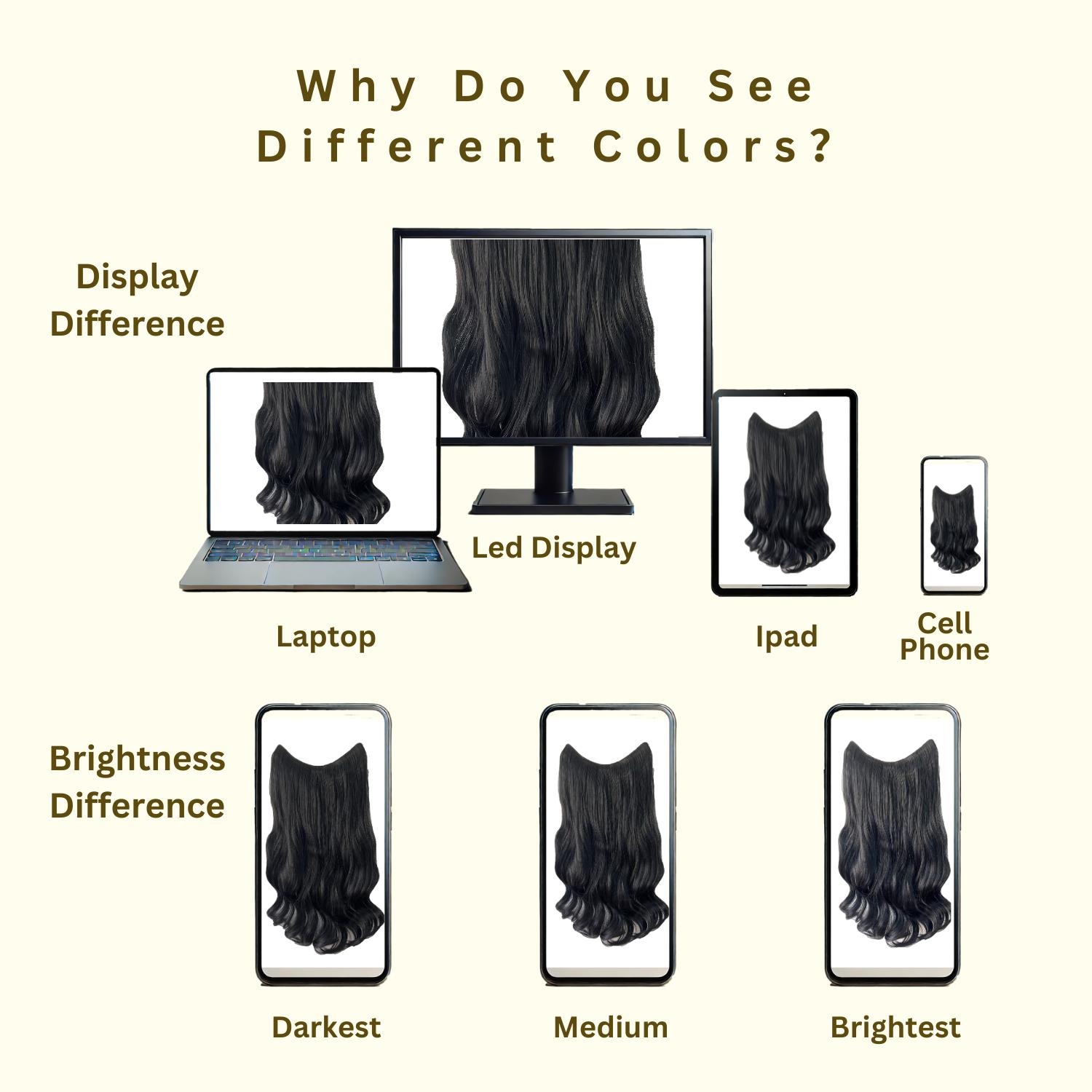 LUXSYA Hair Toppers - Curly - Big Waves