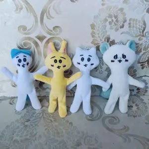 Innovative Chiikawa Usagi Plush Pendant Bestseller Hachiware Muscle Line Handcrafted Full-body Movable Pendant Gift