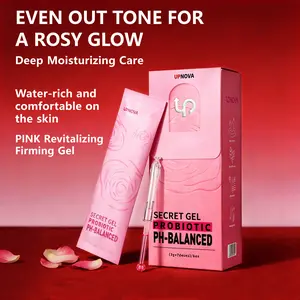 Probiotic Feminine Gel with pH-Balanced Formula for Gentle Herbal Soothing Odor-Neutralizing Care & Light Firming Toning Feel for Daily Use  wellness love  acid–base balance-UPNOVA