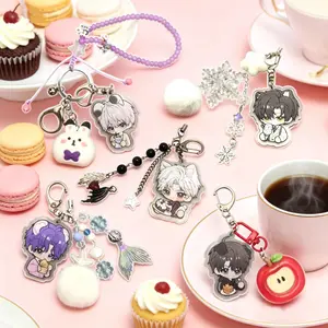 Love and Deep Space Merchandise - Cute Acrylic Backpack Charm & New Phone Strap Sylus Zayne Xavier Rafayel Caleb