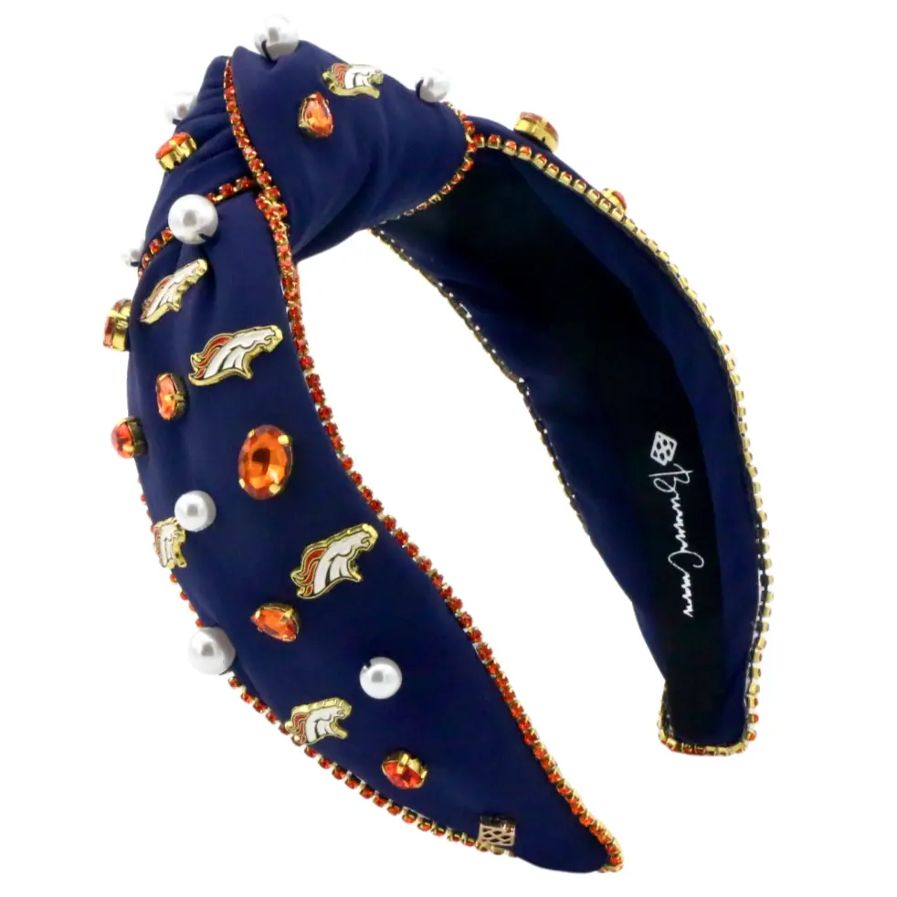 Denver Broncos Navy Logo Headband