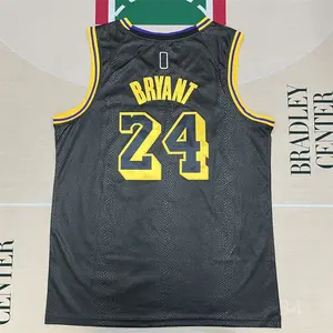 Kobe Bryant Men's Sleeveless stitched Basketball Jersey Black