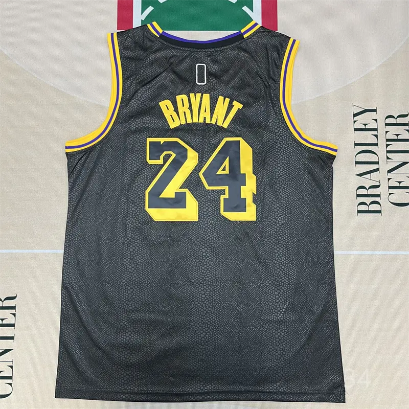 Kobe Bryant Men's Sleeveless stitched Basketball Jersey Black