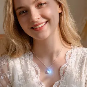 Natural Jade Moonstone Round Pendant Necklace clavicular necklace Niche Versatile Light Luxury Temperament Women's Day Gift