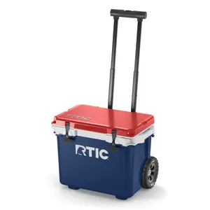Rtic 22 QT Ultra-Light Wheeled Cooler, 28 cans, cold for up to 4 days, Hard Insulated Portable Ice Chest Box for Beach, Drink, Beverage, Camping, Picnic, Fishing, Boat, Barbecue