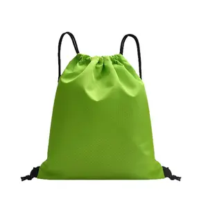 Waterproof drawstring bag Oxford cloth sports backpack basketball football bag marathon event drawstring backpack custom logo