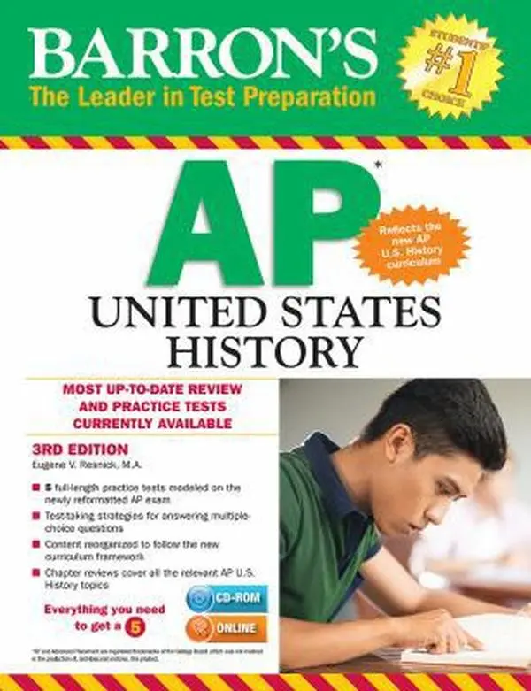 USED-Barron's AP United States History with CD-ROM by Eugene V. Resnick M.A. (Paperback)
