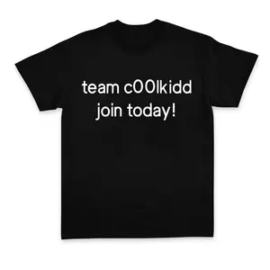 Team Coolkidd Join Today Shirt - Robloxian Certified Baller T-Shirt, Funny Shirt, Unisex Cotton Tee, Comfortable Everyday, Gift & Summer Wear