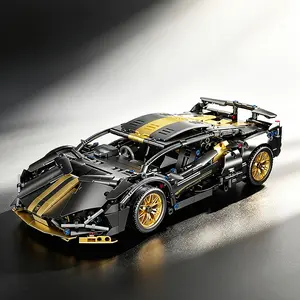 1309pcs Racing Model Building Set, Building Block Model, Creative Construction Toy, Durable Structure Design, Ideal Gift for Collectors, Fun Engineering Playset, Model Car Kit