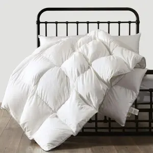 Luxurious Oversized King  Down Feather Comforter (Ultra-Soft Hotel Collection) All Season Fluffy Duvet Insert