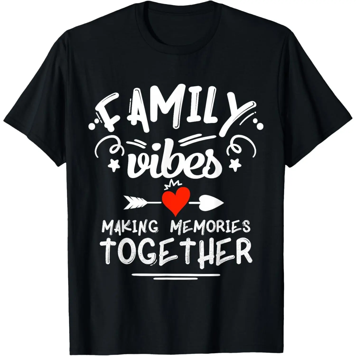 100%cotton Family Vibes Making Memories 2026 Family Reunion Matching T-Shirt