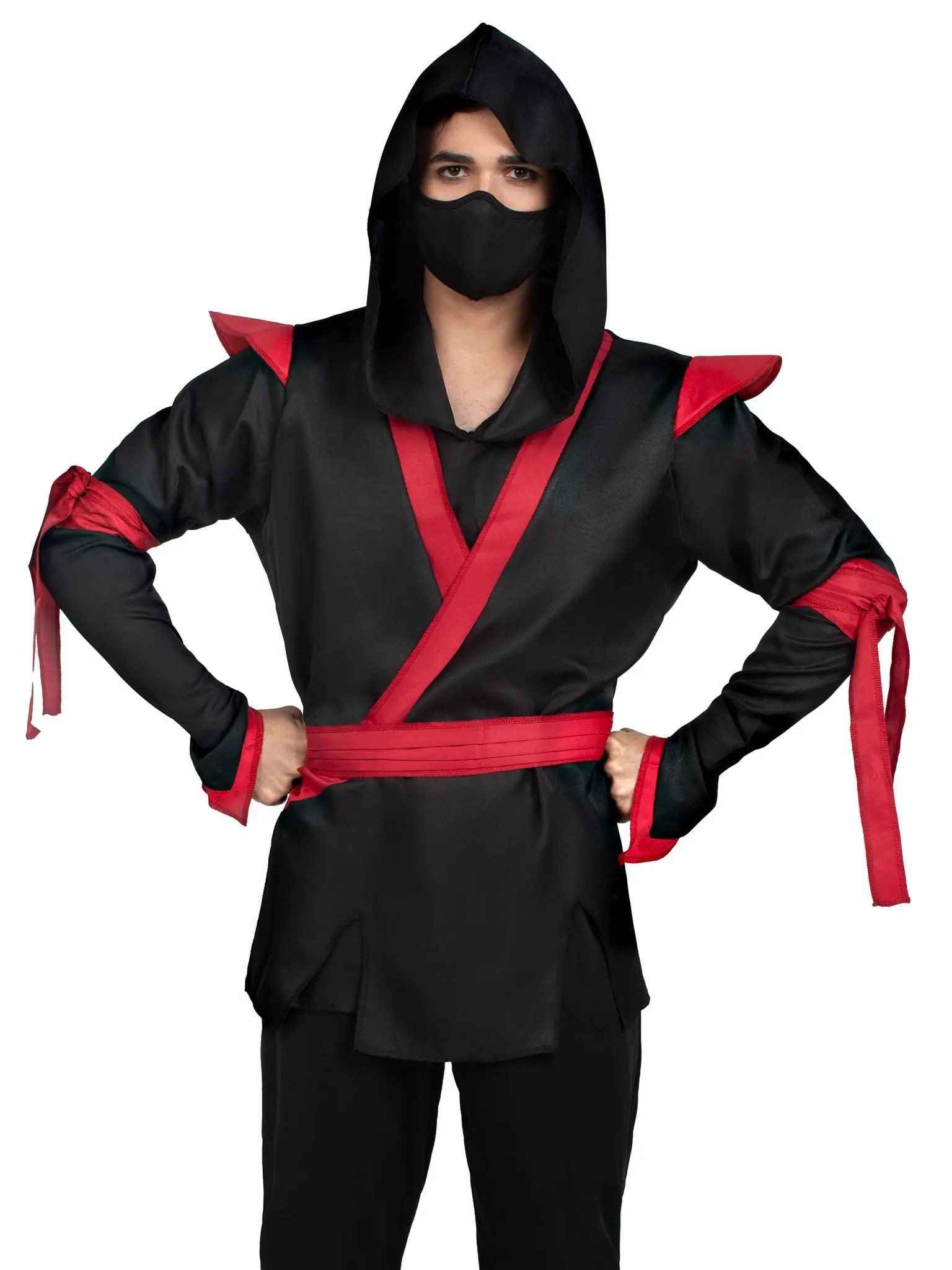 Red Dragon Ninja Couple's Costume Red Dragon Ninja Couple's Costume