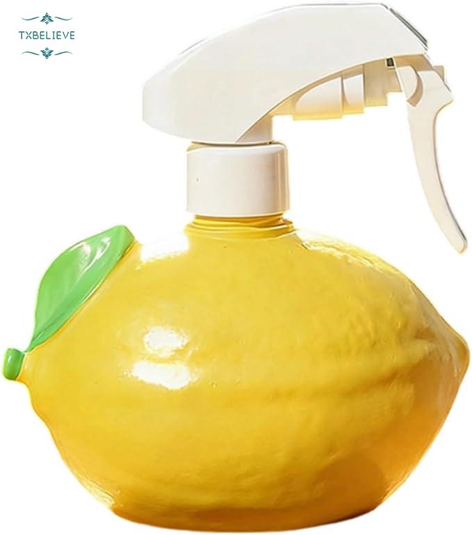 Heavy Type Garden Watering Can Creative Lemon Themed Watering Sprays Bottle with Ergonomic Handle Handed Multipurpose Pressure Garden Sprayer