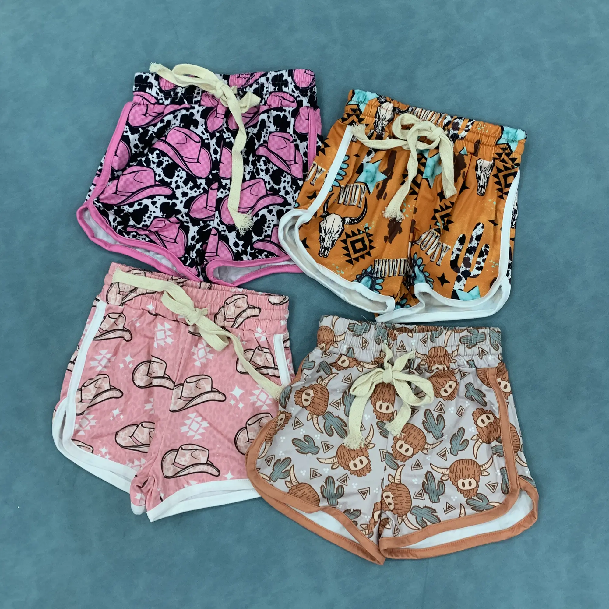 Toddle baby girls summer western shorts Toddle baby girls summer western shorts