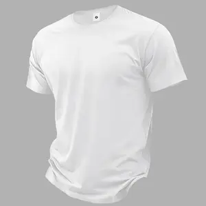 Men’s lightweight summer cotton short-sleeve T-shirt — stylish, casual, suitable for vacations, sports, outings, commuting, work, fishing, basketball, camping, and the gym; great as a gift for a boyfriend or husband.