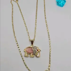Elephant beautiful chain gold-plated Elephant beautiful chain gold-plated