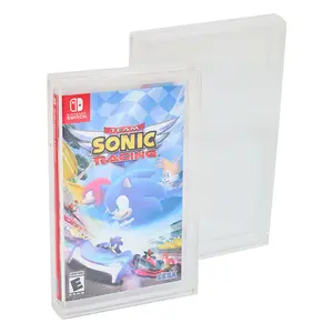 Acrylic Display Case for Nintendo Switch Plastic & Steelbook Games UV Protection