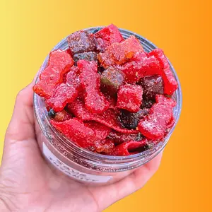 SOUR INSANITY MIX Chamoy Candy - Chilitos Sweet, Sour & Spicy Chili Snack - Mexican Fruit Flavored Gummy Candy for All Ages, Authentic Dulces Mexicanos Enchilados, Candy Jars with Tamarindo Pulp Chamoy