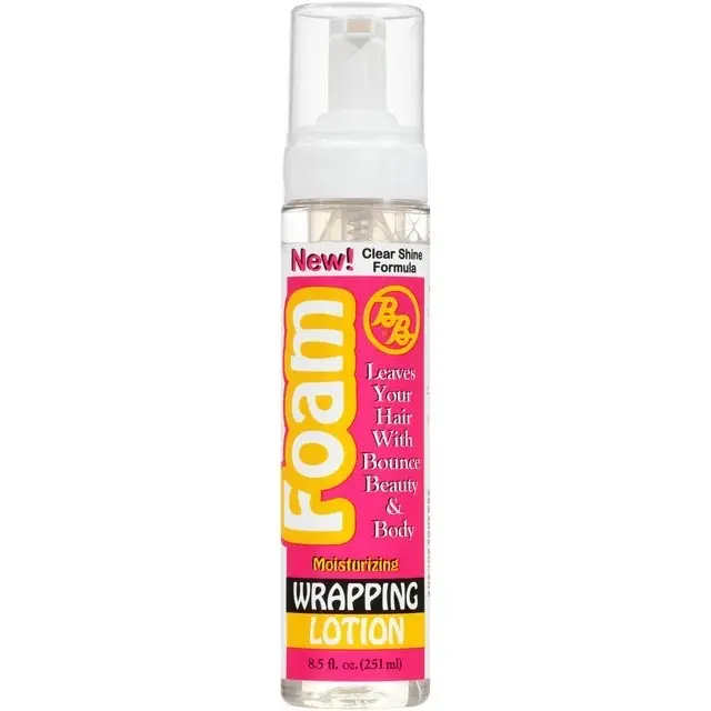 Bronner Brothers Foam Moisturizing Wrapping Lotion 8.5 FL oz