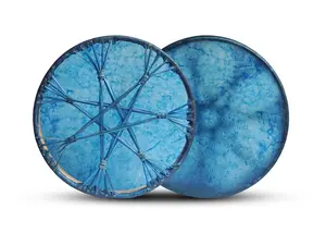 ARAW American Shamanic Native Drum, Bison Natural Hide, Cedar Wood Frame, Handmade Drum Bodhran Drum