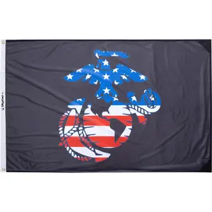 US Marine Corp Black Flag