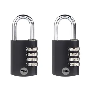 2 premium 4-Digit Combination Padlock Security Locks Keyless Code System Weatherproof for Storage Toolboxes Industrial Cabinets Gym Home Professionals