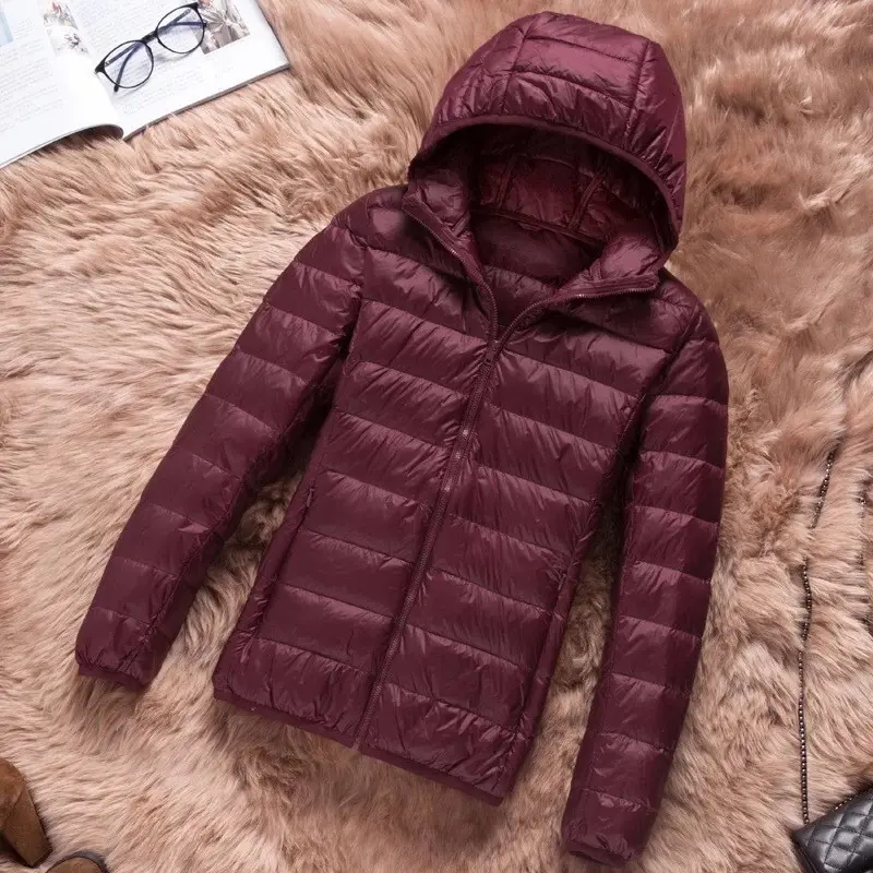 Wine red hooded ✿❁
