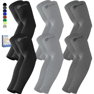 Cooling Compression Arm Sleeves for Men Women,UPF50 UV Sun Protection Sleeves for Work Sport Tattoo Cover Up