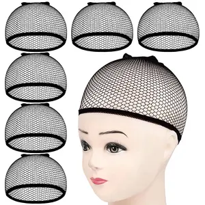 6PCS Wig Cap, 6PCS Black Mesh Wig Cap Net, Closed End Hair Mesh Net, Liner Weaving Caps for Women, Men, Kids, Wig Caps for Halloween, Cosplay