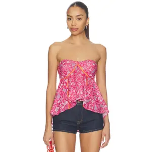 Free People Malia Tube in Raspberry Combo