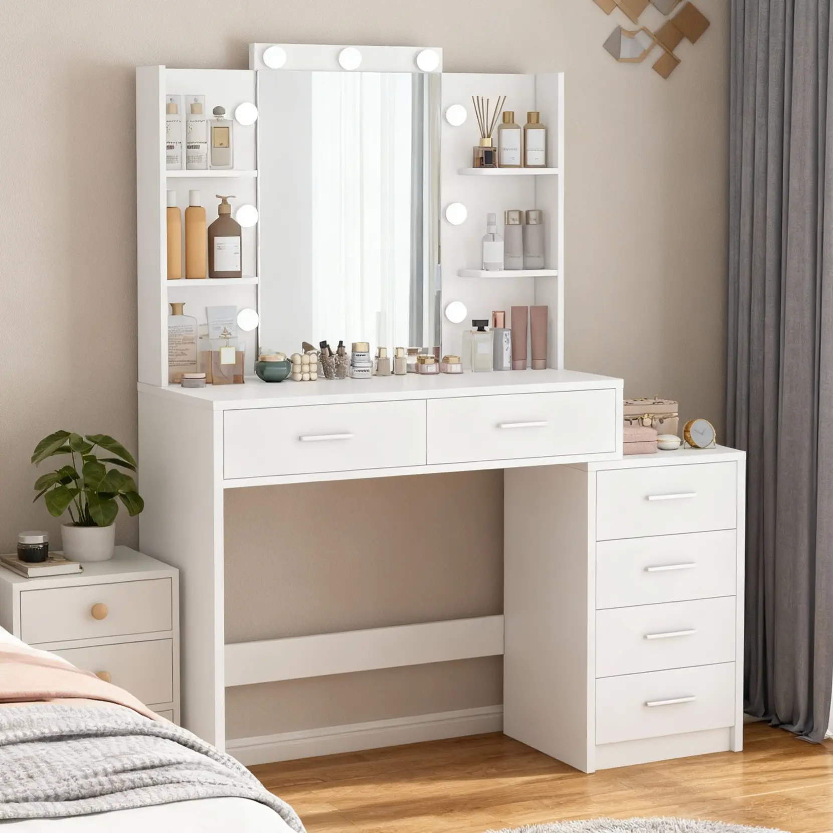 6 drawers Vanity