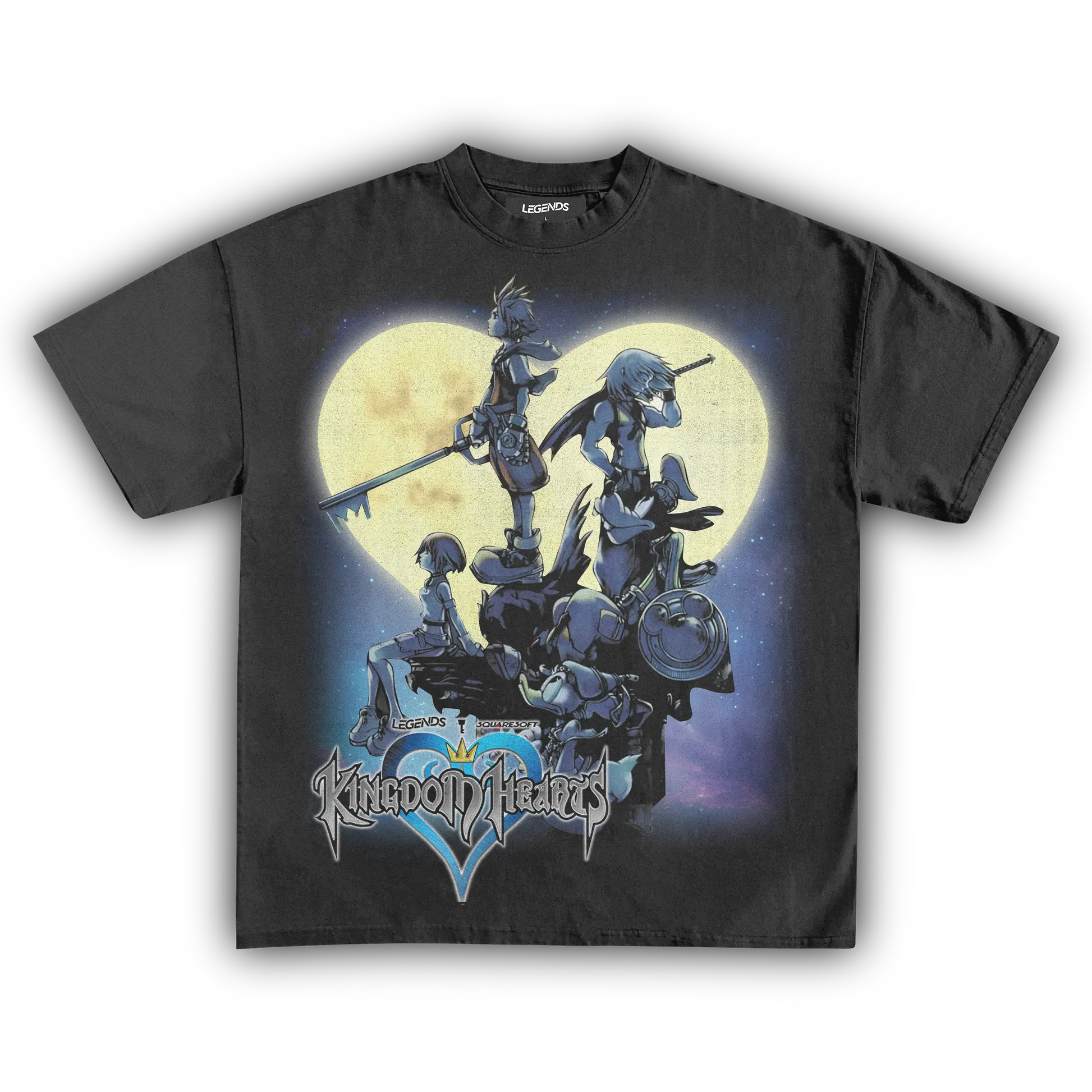 KINGDOM HEARTS GRAPHIC T-SHIRT, VINTAGE Y2K UNISEX, GIFT FOR FAN