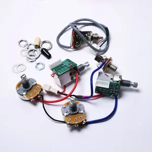 Epiphone Premium Wiring Harness – Compatible with Les Paul, SG, ES-335, ProBucker Pickups, Push/Pull Coil Split A500k/B500k Pots