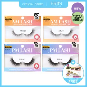 EBIN 5D Ultra-light Strip Lash | Customizable Everyday Look | Reusable Faux Eyelash Extensions