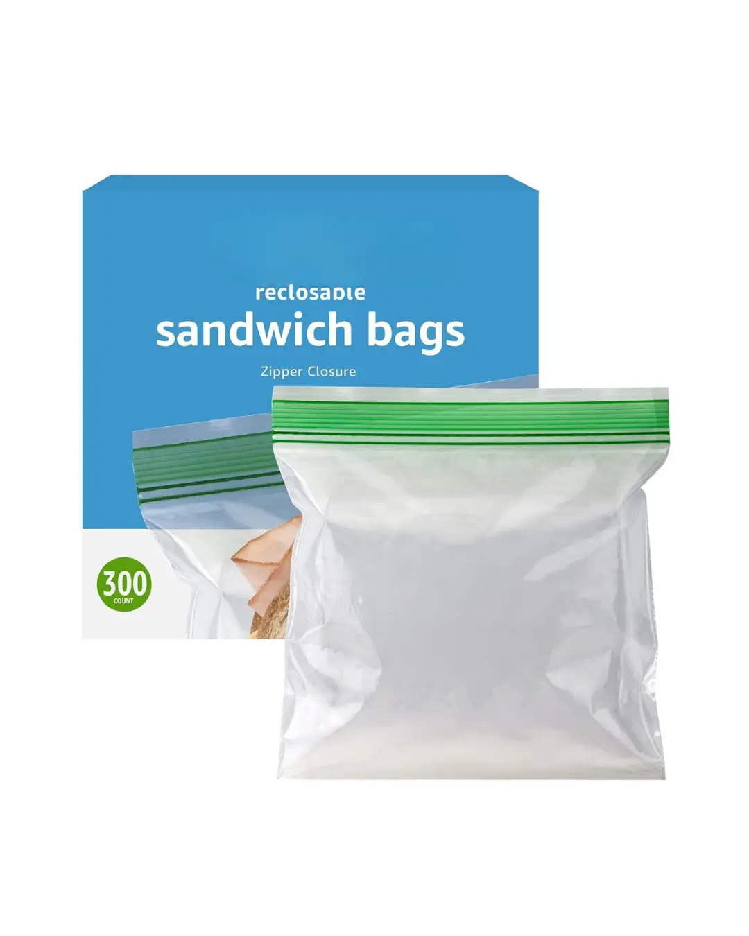 Sandwich Storage Bags, 300 Count (Previously Solimo) Sandwich Storage Bags, 300 Count (Previously Solimo)