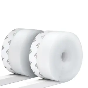16.4 Ft Door Window Weather Stripping, 1.38in Width Self Adhesive Draft Stopper Seal Tape, Windproof Insulation Gap Blocker for Doors Windows Shower Doors, Dust Insect Proof