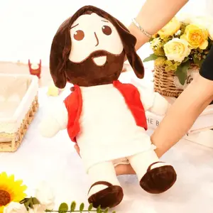 The Talking Jesus Doll -Plush Jesus Doll - The best Christmas gift-Speaks 10of Jesus' phrases from the Bible - Teach your kids before the World does- Christian gift-Cuddle & Inspire Religious Stuffed Animal Cuddly Doll Gift