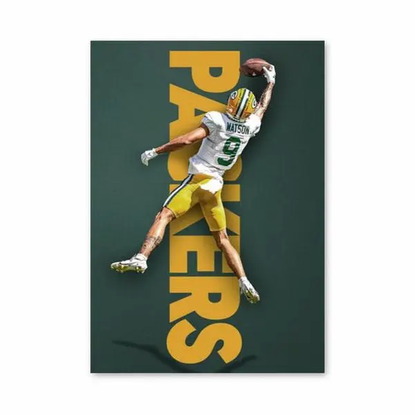 Packers Poster - Poster Wall Art Print, Sports Decor for Game Room, Office, or Bedroom, Fan Gift 2025