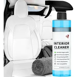 Seat Cleaner Remover Stain Biodegradable, Safe on White & Black Vegan Leather,  Interior Cleaning Products for Seats, Console, Dash,  Model 3/Y/S/X Accessories for 2025