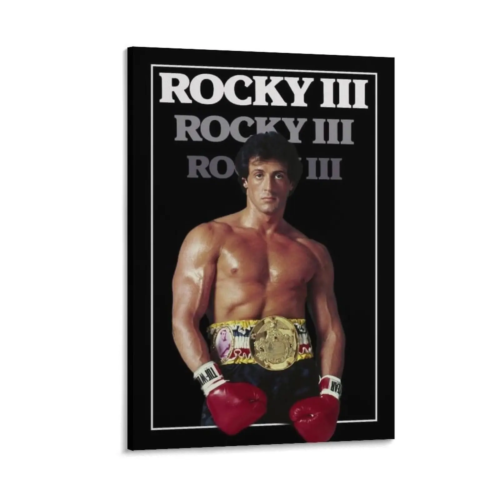 Rocky Balboa Movie Poster Poster Canvas Wall Art For Bedroom Decor Bar Office Room Decor Gift