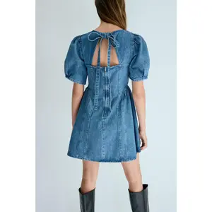 H&M Flared-skirt denim dress