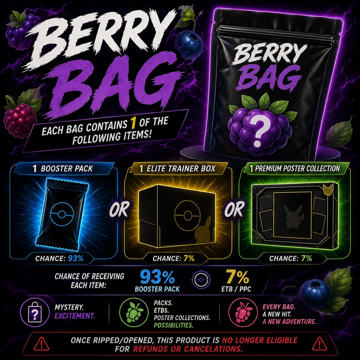 Berry Bags - Mystery Pokémon Sealed