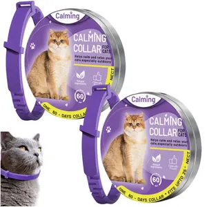 Calming  for Cats – 2 Pack | Reduces stress & anxiety with natural pheromones, lasts 30 days per , adjustable & hypoallergenic.   collars