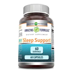 Amazing Formulas Sleep Support 60 Capsules Supplement  | Non-GMO | Gluten-Free | Made in USA