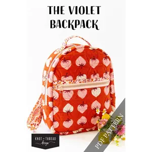 The Violet Backpack Pattern by Knot + Thread