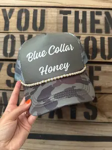 Blue Collar Honey - camo hat