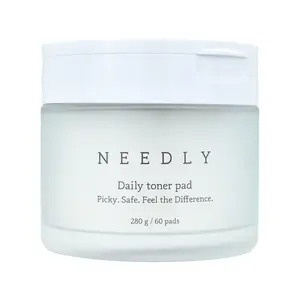 NEEDLY Daily Toner Pads for Gentle Exfoliation (60 Pads)