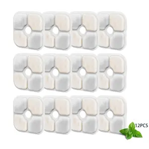Cat Water Fountain Filter, 12pcs/set Pet Water Fountain Replacement Filter, Compatible with A Variety Of Pet Water Fountains