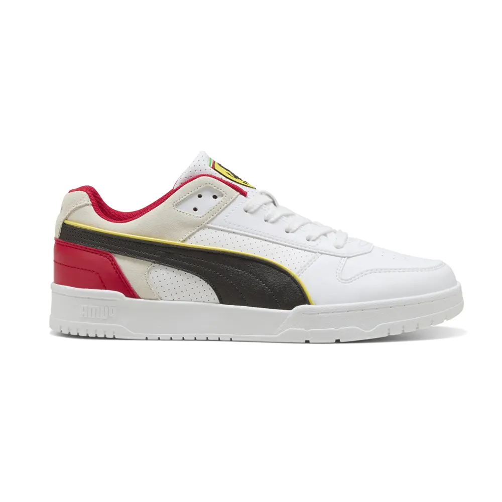 PUMA Mens Scuderia Ferrari Rbd Game Low Lace Up Sneakers Shoes Casual - White